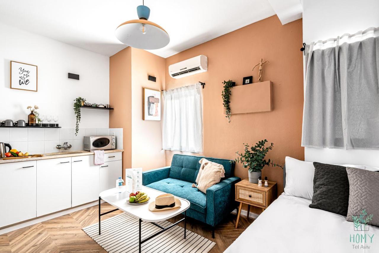 Stylish Studio Apartments On Dizengoff By Homy Tel Aviv Exterior foto